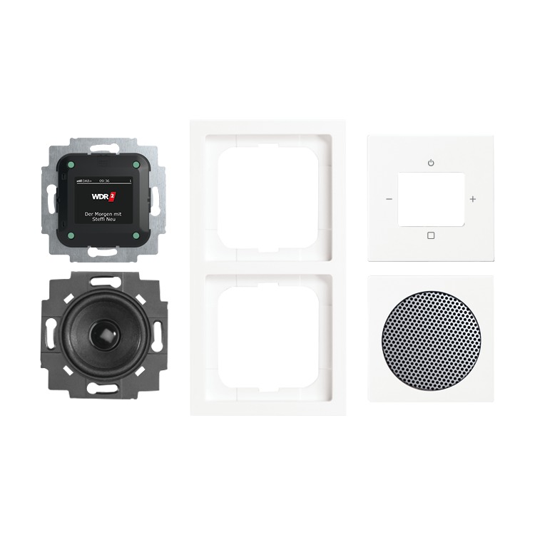 Busch-Jaeger 8220UJ-84-101 UP-Digital-Radio Komplettset Davos-Studioweiß Busch-Jaeger 8220UJ-84-101 UP-Digital-Radio Komplettset Davos-Studioweiß