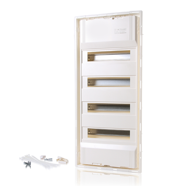 F-Tronic 7230018 Hohlwand Kleinverteiler Jumbo 4-Reihig 48+8 Module F-Tronic 7230018 Hohlwand Kleinverteiler Jumbo 4-Reihig 48+8 Module