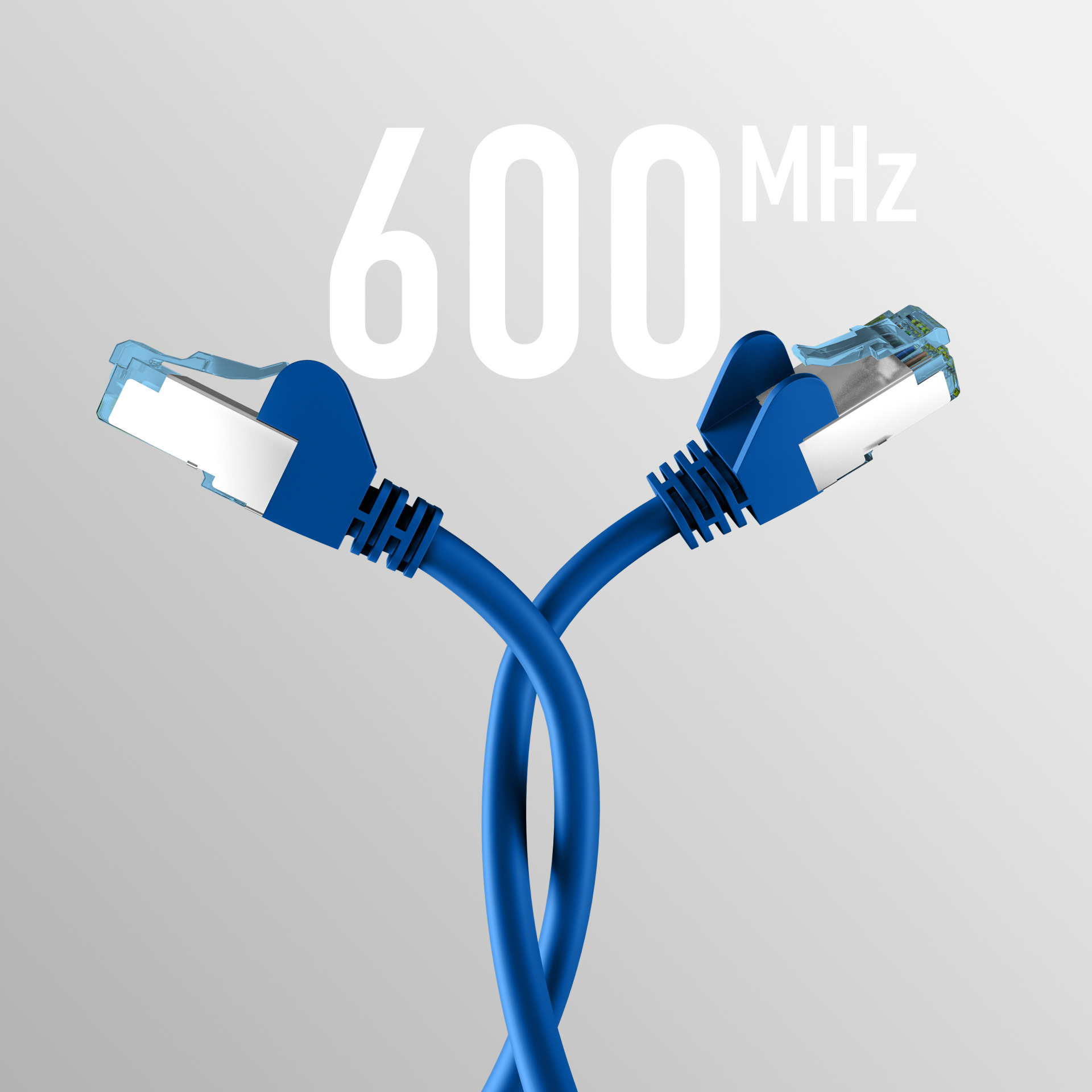 Patchkabel CAT.7  S-FTP/PIMF Blau 1m