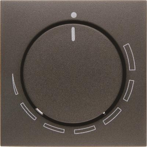 Berker 11371626 Zentralstück mit Regulierknopf für Drehzahlsteller B.3/B.7 Anthrazit, Matt Berker 11371626 Zentralstück mit Regulierknopf für Drehzahlsteller B.3/B.7 Anthrazit, Matt