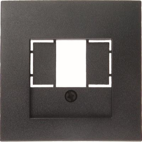 Berker 10331606 Zentralstück mit TAE-Ausschnitt B.3/B.7 Anthrazit, Matt Berker 10331606 Zentralstück mit TAE-Ausschnitt B.3/B.7 Anthrazit, Matt