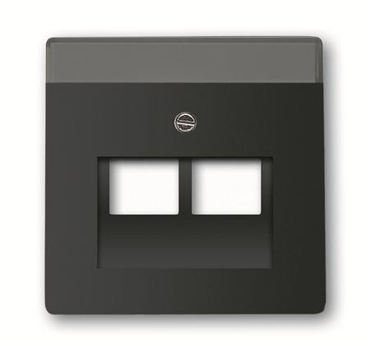 Busch-Jaeger 1803-02-885 Abdeckung UAE 2-Fach Schwarz-Matt Busch-Jaeger 1803-02-885 Abdeckung UAE 2-Fach Schwarz-Matt
