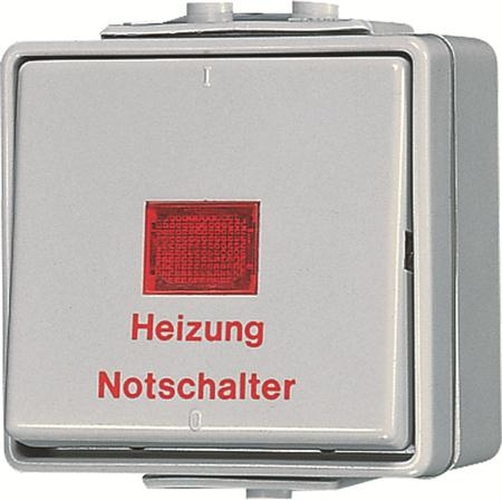 JUNG 602HW Heizungsschalter 2-Polig