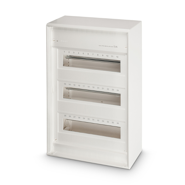 Hager VA36CN Volta Aufputz-Verteiler 3-Reihig 36PLE Hager VA36CN Volta Aufputz-Verteiler 3-Reihig 36PLE