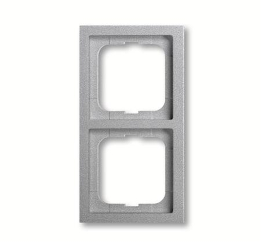 Busch-Jaeger 1722-183K Rahmen 2-Fach Alusilber Busch-Jaeger 1722-183K Rahmen 2-Fach Alusilber