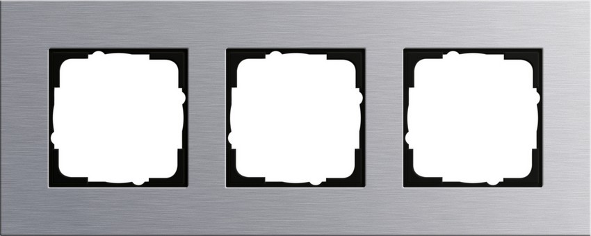 GIRA 021317 Rahmen 3-Fach Esprit Aluminium GIRA 021317 Rahmen 3-Fach Esprit Aluminium