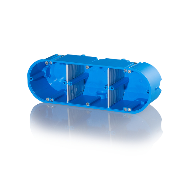 F-Tronic 7350063 Hohlwandgerätedose massiv, 3-Fach ø 68, t=60mm F-Tronic 7350063 Hohlwandgerätedose massiv, 3-Fach ø 68, t=60mm