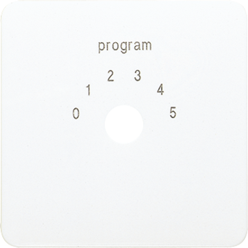 JUNG CD594-9WW Abdeckung für Programmwahlschalter Alpinweiß
