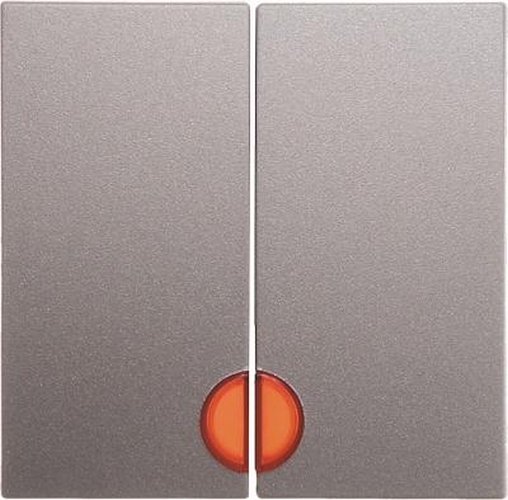 Berker 16271404 Wippen mit roter Linse B.7 Alu, Matt Berker 16271404 Wippen mit roter Linse B.7 Alu, Matt