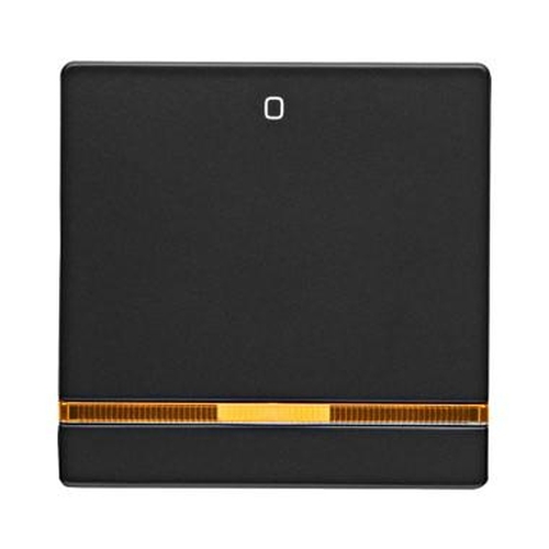 Berker 16246086 Wippe mit oranger Linse und Aufdruck '0' Q.1/Q.3 Anthrazit, Samt Berker 16246086 Wippe mit oranger Linse und Aufdruck '0' Q.1/Q.3 Anthrazit, Samt