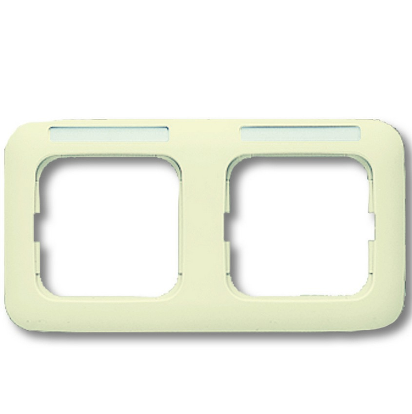 Busch-Jaeger 1732NS-212 Rahmen 2-Fach mit Sichtfenster Waagerecht Cremeweiß Busch-Jaeger 1732NS-212 Rahmen 2-Fach mit Sichtfenster Waagerecht Cremeweiß