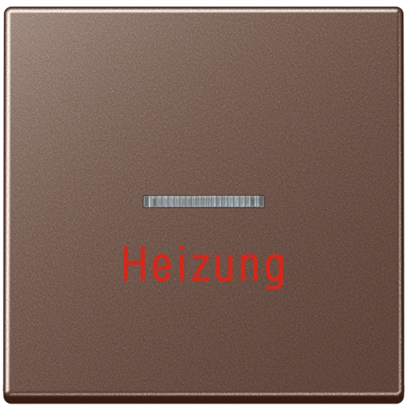 JUNG A590HMO Kontroll-Wippe mit Aufschrift "Heizung" Mokka JUNG A590HMO Kontroll-Wippe mit Aufschrift "Heizung" Mokka
