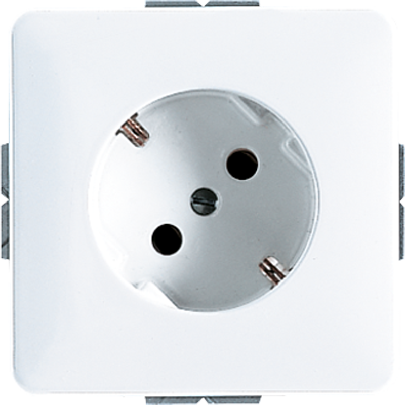 JUNG CD520-45WW Steckdosen-Einsatz 45°
 Alpinweiß JUNG CD520-45WW Steckdosen-Einsatz 45°
 Alpinweiß