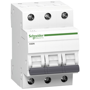 Schneider A9K02306 Leitungsschutzschalter C 6A-6kA-KN60N-3 Polig Schneider A9K02306 Leitungsschutzschalter C 6A-6kA-KN60N-3 Polig