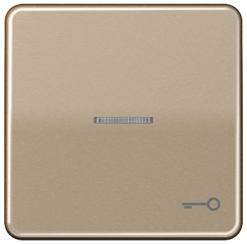 JUNG CD590KO5TGB Kontroll-Wippe mit Symbol "Schlüssel" Gold-Bronze