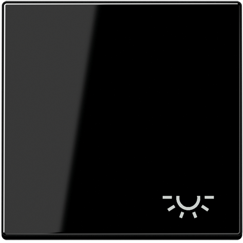 JUNG A590LSW Wippe mit Symbol "Licht"
 Schwarz JUNG A590LSW Wippe mit Symbol "Licht"
 Schwarz