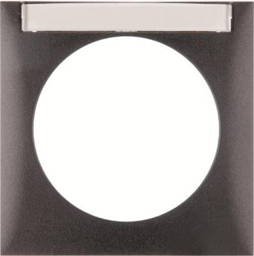 Berker 918032505 Rahmen, mit Beschriftungsfeld, Integro Flow, Anthrazit Matt