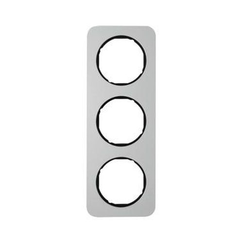 Berker 10132184 Rahmen 3Fach R.1 Alu/Schwarz Berker 10132184 Rahmen 3Fach R.1 Alu/Schwarz