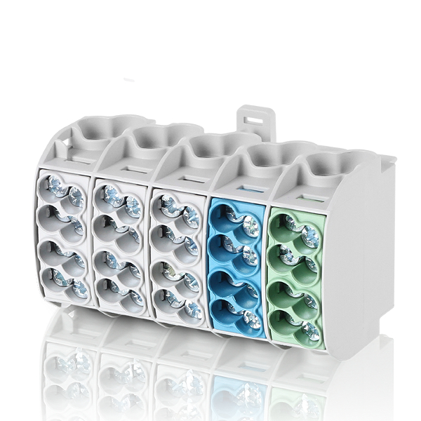 F-Tronic 7110237 Hauptleitungsabzweigklemme 5-Polig 25mm² grau/blau/grün "L/PE/N" F-Tronic 7110237 Hauptleitungsabzweigklemme 5-Polig 25mm² grau/blau/grün "L/PE/N"