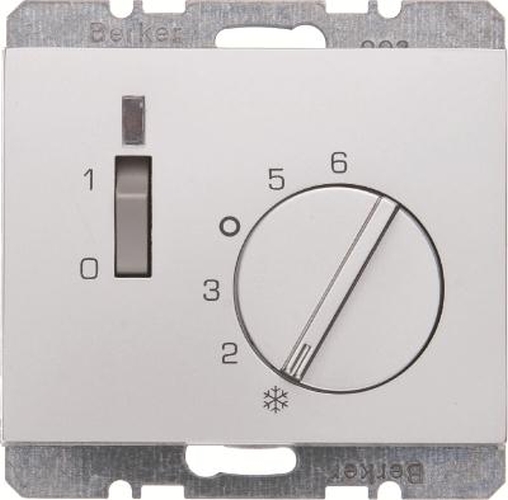 Berker 20307104 Temp.-Regler mit Öffner, Z.-Stk., Wippsch. u. LED K.5 Edelstahl, Lackiert Berker 20307104 Temp.-Regler mit Öffner, Z.-Stk., Wippsch. u. LED K.5 Edelstahl, Lackiert