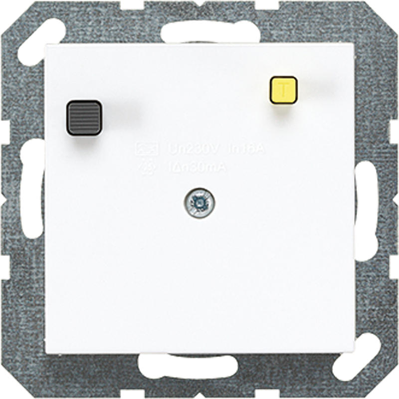 JUNG A5530FIBWW Fi-SCHUKO Steckdosen-Einsatz Alpinweiß JUNG A5530FIBWW Fi-SCHUKO Steckdosen-Einsatz Alpinweiß