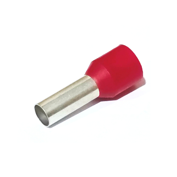 Aderendhülsen isoliert rot 10,0mm² x 18 mm