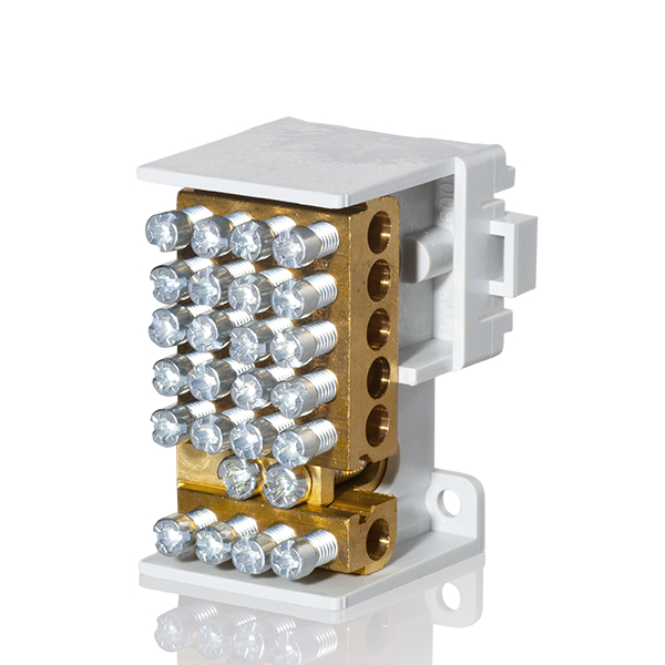 F-Tronic 7110215 Hauptleitungsabzweigklemme 1 -Polig, 2x25mm², 12x16mm²