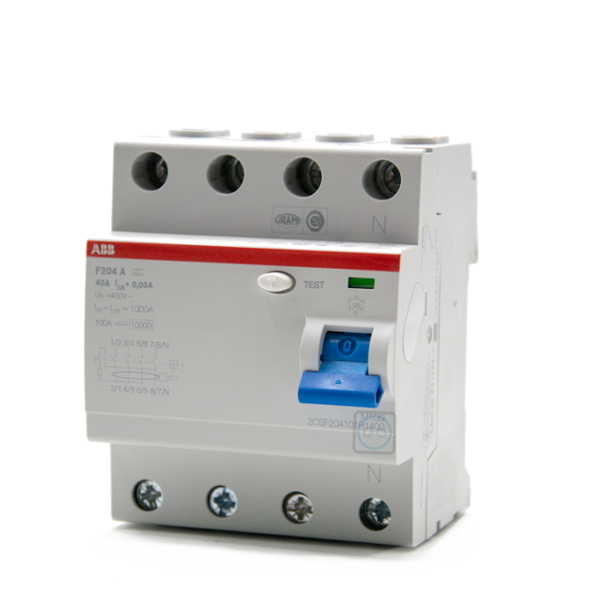 ABB Fi-Schutzschalter F204 40A 4-Polig 30mA ABB Fi-Schutzschalter F204 40A 4-Polig 30mA