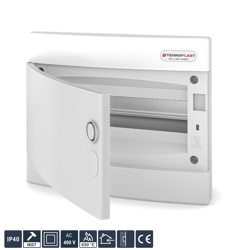 Tehnoplast U12CW Unterputzverteiler 1-Reihig 12PLE