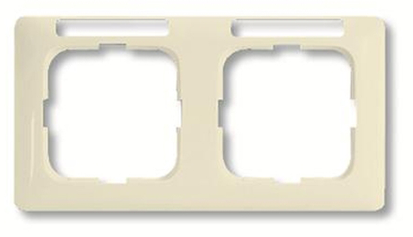 Busch-Jaeger 1732NSKA-212 Rahmen 2-Fach mit Sichtfenster Waagerecht Cremeweiß Busch-Jaeger 1732NSKA-212 Rahmen 2-Fach mit Sichtfenster Waagerecht Cremeweiß