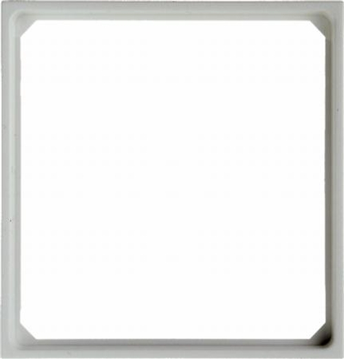 Berker 11099089 Adapterring für Zentralstück 50 x 50 mm S.1 Polarweiß, Glänzend