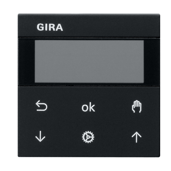 Gira 5366005 Jalousie- und Schaltuhr Display System 3000 Schwarz Matt Gira 5366005 Jalousie- und Schaltuhr Display System 3000 Schwarz Matt