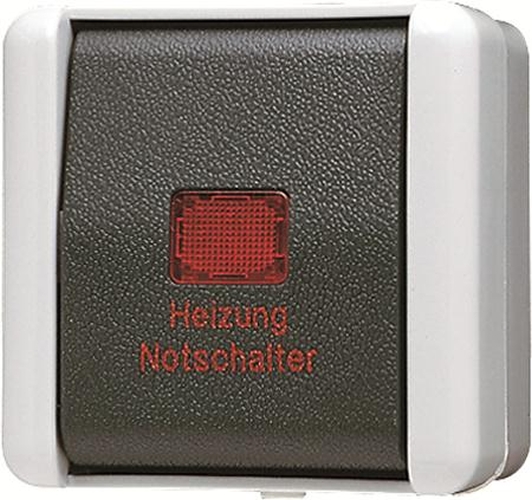 JUNG 802HW Heizungsschalter 2-Polig