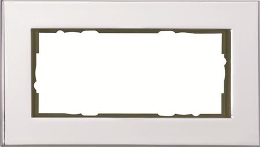GIRA 100210 Rahmen 2-Fach ohne Mittelsteg Esprit Chrom GIRA 100210 Rahmen 2-Fach ohne Mittelsteg Esprit Chrom
