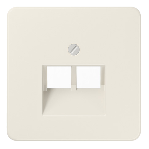 JUNG 569-2UA Abdeckung 2-Loch IAE/UAE Cremeweiß JUNG 569-2UA Abdeckung 2-Loch IAE/UAE Cremeweiß