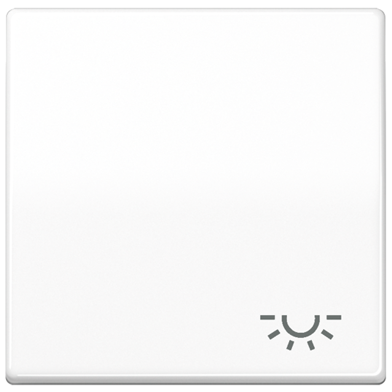 JUNG AS591LWW Wippe mit Symbol "Licht" Alpinweiß JUNG AS591LWW Wippe mit Symbol "Licht" Alpinweiß