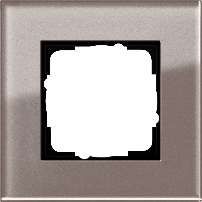 GIRA 0211122 Rahmen 1-Fach Esprit Glas Umbra GIRA 0211122 Rahmen 1-Fach Esprit Glas Umbra