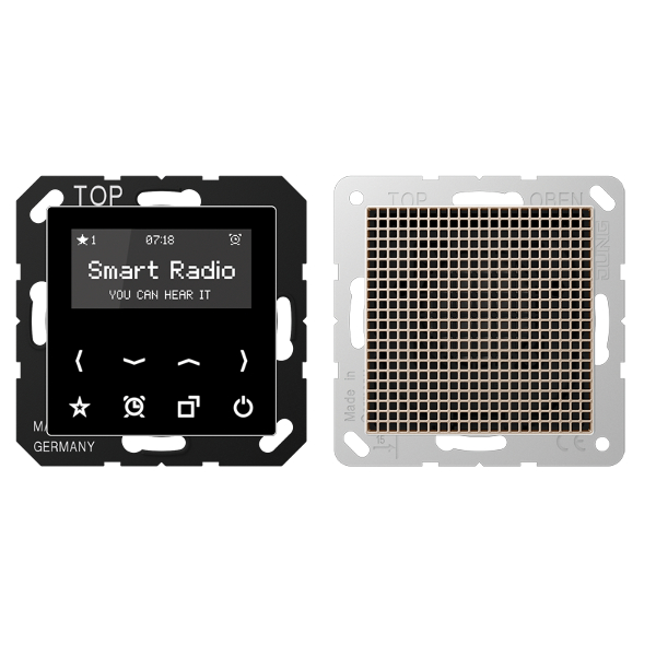 JUNG RADA518CH Smart Radio-Set Mono Champagner JUNG RADA518CH Smart Radio-Set Mono Champagner