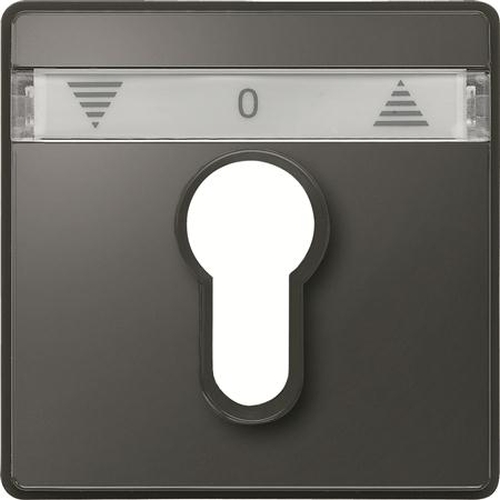 Merten 348214 Zentralplatte für Rollladen-Tast-Rastschalter Anthrazit Merten 348214 Zentralplatte für Rollladen-Tast-Rastschalter Anthrazit