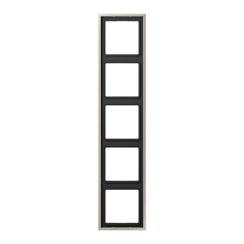 JUNG ES2985 Rahmen 5-Fach LS-Serie Edelstahl