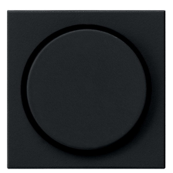 GIRA 0650005 Dreh-Dimmer Abdeckung Schwarz Matt GIRA 0650005 Dreh-Dimmer Abdeckung Schwarz Matt
