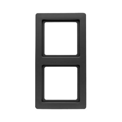 Berker 10126086 Rahmen 2Fach Q.1 Anthrazit, Samt Berker 10126086 Rahmen 2Fach Q.1 Anthrazit, Samt