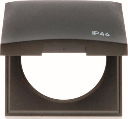Berker 918282595 Rahmen mit Klappdeckel und Aufdruck "IP44", Integro Flow, Anthrazit Matt Berker 918282595 Rahmen mit Klappdeckel und Aufdruck "IP44", Integro Flow, Anthrazit Matt