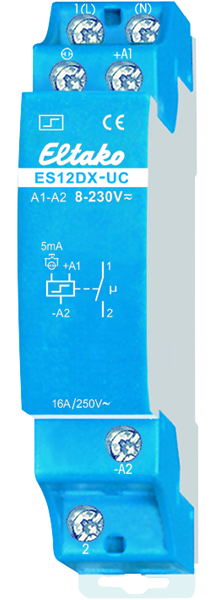 Eltako ES12DX-UC Stromstoßschalter, 1 Schließer