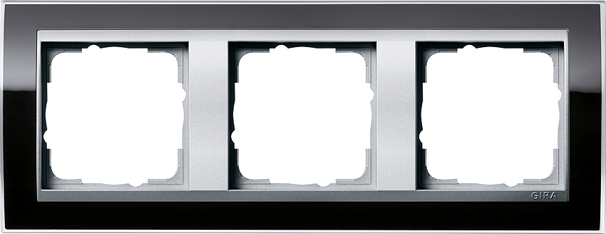GIRA 0213736 Rahmen 3-Fach Event-Klar Schwarz/ Farbe-Alu GIRA 0213736 Rahmen 3-Fach Event-Klar Schwarz/ Farbe-Alu