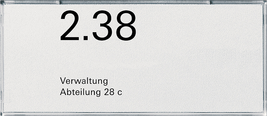 GIRA 107200 Namensschild/Türschild 2-Fach Reinweiß GIRA 107200 Namensschild/Türschild 2-Fach Reinweiß