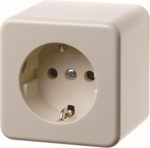 Berker 470040 Steckdose SCHUKO Aufputz Weiß, Glänzend Berker 470040 Steckdose SCHUKO Aufputz Weiß, Glänzend