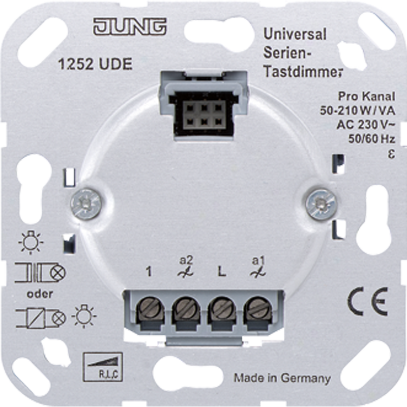 JUNG 1252UDE Universal-Serien-Tastdimmer-Einsatz