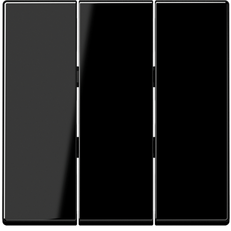 JUNG A593BFSW Wippe 3-Fach Schalter Schwarz JUNG A593BFSW Wippe 3-Fach Schalter Schwarz