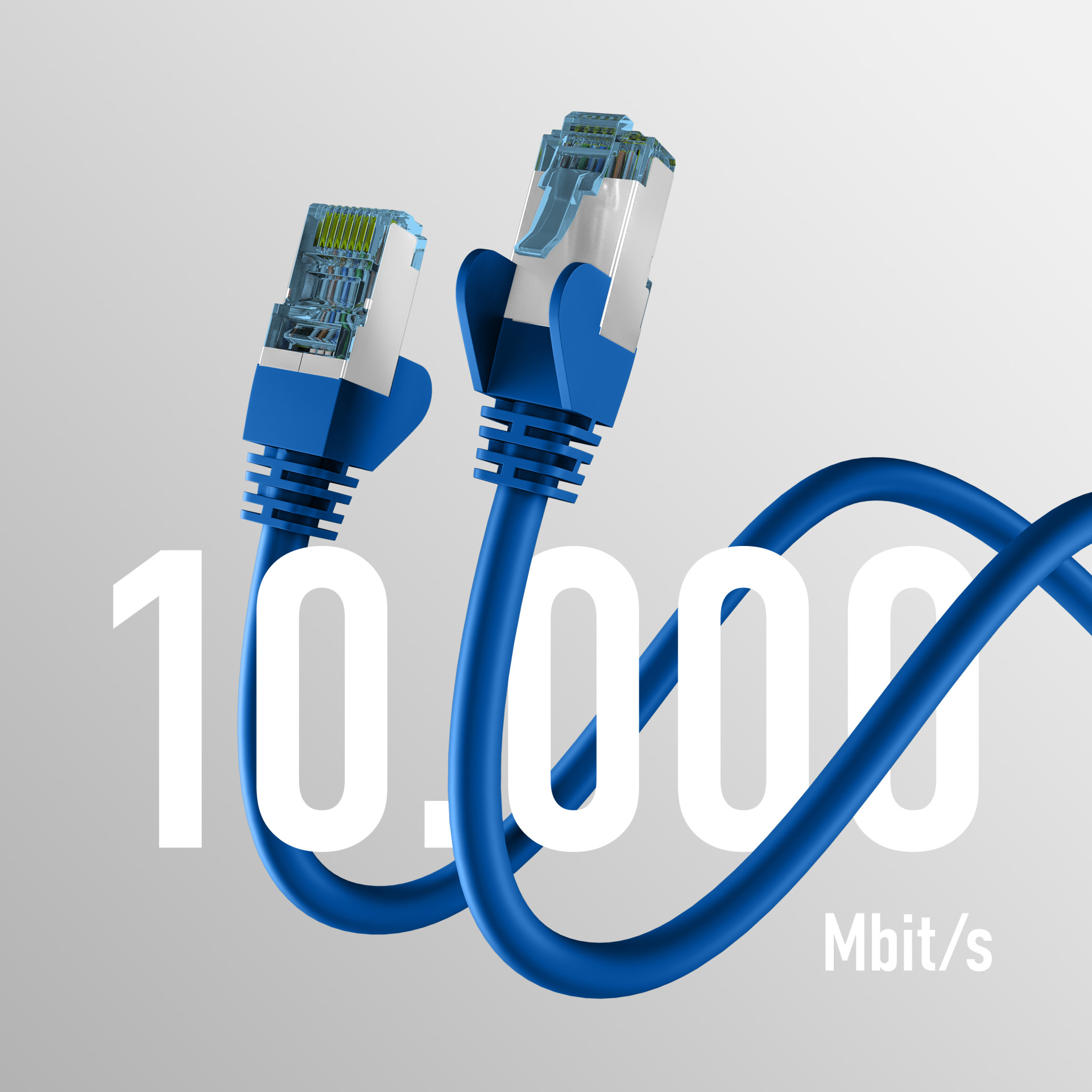 Patchkabel CAT.7  S-FTP/PIMF Blau 1m